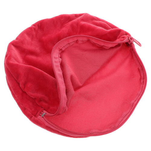 5Pièces Bouillotte Flanelle Rose Réutilisable Isolation Chaude 2