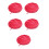 5Pièces Bouillotte Flanelle Rose Réutilisable Isolation Chaude 4