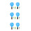 3Sets Kinder Badminton Set Holz Indoor Mit Shuttlecock Bunt 9