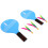 3Sets Kinder Badminton Set Holz Indoor Mit Shuttlecock Bunt 3