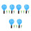 3Sets Kinder Badminton Set Holz Indoor Mit Shuttlecock Bunt 5