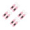 8Pièces ABS Mini Rose - Silencieuse Portable 7