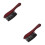 2Pièces Pour Table Billard Coin Rail Bois+pvc 6