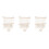 3Pièces Rangement Mural Macramé Double Pour Jouets Beige 5