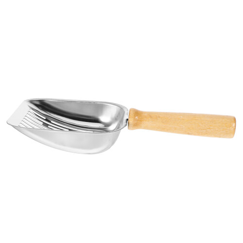 4Pièces Litière Acier Argent Non-Collante Usage 2