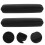 4Pièces Boîte De Rangement Harmonica Eva Noire Avec Fermeture Zippée 4