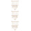 3Pièces Rangement Mural Macramé Double Pour Jouets Beige 7