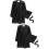 2Ensembles Ensemble Robe Et Bonnet De Graduation Enfants Noir 2024 9