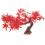 2Stk Rote Künstliche Dekobaum Baum Modell Für 9