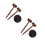 2Ensembles Maillets Tribunal Vintage Avec Support Stable 5