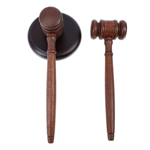 2Ensembles Maillets Tribunal Vintage Avec Support Stable 1