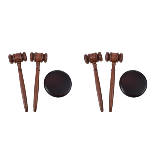 2Ensembles Maillets Tribunal Vintage Avec Support Stable 2