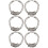 3Paires Boucles D'oreilles Argent Mode Élégante Cadeau Parfait 3