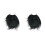 2Pièces Accessoires Barbe Moustache Noire Pour 5
