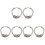 3Paires Boucles D'oreilles Argent Mode Élégante Cadeau Parfait 9