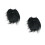 2Pièces Accessoires Barbe Moustache Noire Pour 7
