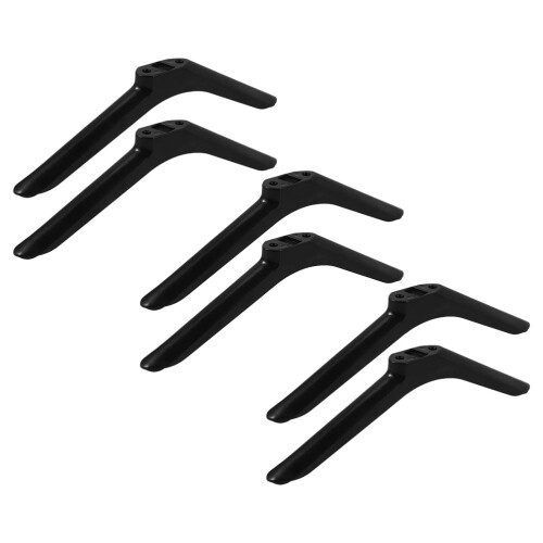 6Paires Base Universal TV Stand Noir Support Robuste 1