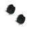 2Pièces Accessoires Barbe Moustache Noire Pour 3