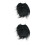 2Pièces Accessoires Barbe Moustache Noire Pour 6