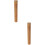 2Pièces Tube Stockage Bambou Pour Affiches Documents Et 9