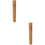 2Pièces Tube Stockage Bambou Pour Affiches Documents Et 8