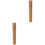 2Pièces Tube Stockage Bambou Pour Affiches Documents Et 5