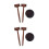 2Ensembles Maillets Tribunal Vintage Avec Support Stable 4