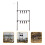 2Ensembles Crochet Aluminium Noir Rack Suspendu Mobile Pour Camping 10