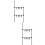 2Ensembles Crochet Aluminium Noir Rack Suspendu Mobile Pour Camping 7