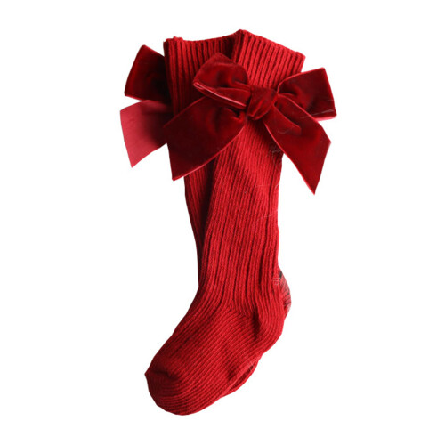 3Paires Bas Enfants Coton Milieu Mollet Douces Hiver