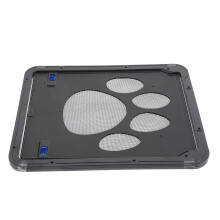 2Ensembles Porte Écran Noir Verrouillable Pour Chat