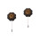 2Pièces Boutonnière En Pin Costume Accessoire Mode 6