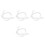 4Pièces Rods Mousse Élastiques Blancs Pour Fissures Béton Intérieur 9
