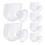 18Pièces Pot Suspendu Transparent Accessoire Décor Aquarium 1