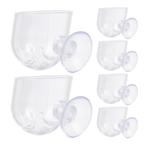 18Pièces Pot Suspendu Transparent Accessoire Décor Aquarium