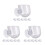 18Pièces Pot Suspendu Transparent Accessoire Décor Aquarium 5