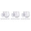 18Pièces Pot Suspendu Transparent Accessoire Décor Aquarium 6