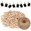 150Pièces Corde De Jute Beige Clips Bois DIY 1
