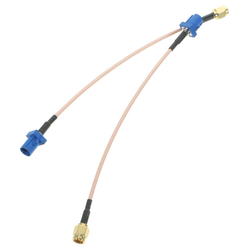 4Pièces Extension Câble Antenne Auto Cuivre Khaki Usage Marin