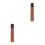 2Pcs Octagon Wood Handle Replacement for Japanese Sushi 4