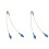 4Pièces Extension Câble Antenne Auto Cuivre Khaki Usage Marin 3