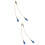 4Pièces Extension Câble Antenne Auto Cuivre Khaki Usage Marin 8