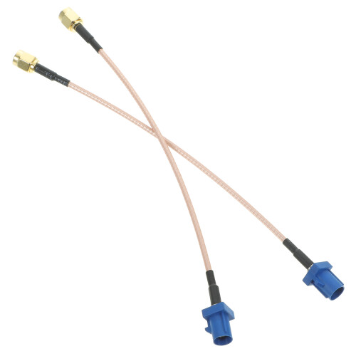 4Pièces Extension Câble Antenne Auto Cuivre Khaki Usage Marin 1