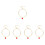 5Pièces Acier Femme Style Été Plage 4