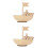 2Pièces Décor Bois Beige Baptême Bébé Garçon Cadeau Original 7