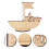 2Pièces Décor Bois Beige Baptême Bébé Garçon Cadeau Original 9