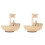 2Pièces Décor Bois Beige Baptême Bébé Garçon Cadeau Original 4