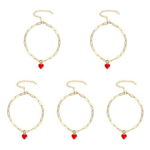 5Pièces Acier Femme Style Été Plage 1