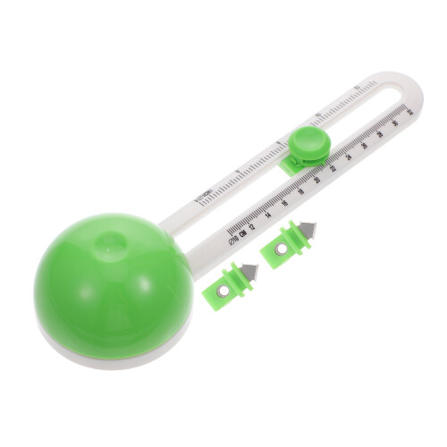 2Ensembles Outil De Découpe Circulaire Vert En ABS Pour Scrapbooking 1