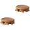 2Pièces Support En Bois Pour Pot De Fleurs Pour Salon 3